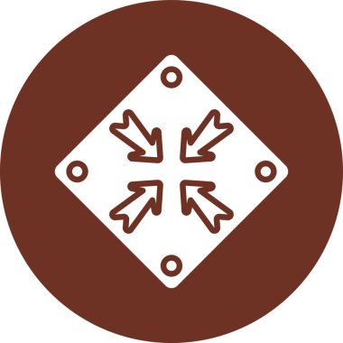 ok simgesi vektör illüstrasyonu