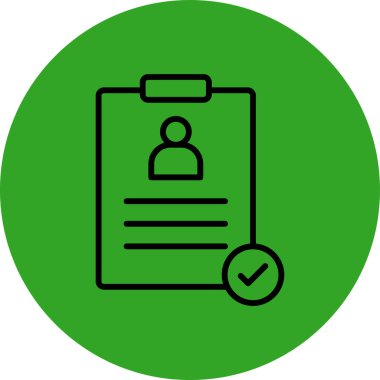 Belge simgesinin vektör illüstrasyonu