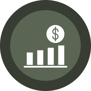 iş ve finans ikonu vektör illüstrasyonu