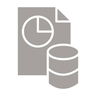 Pasta grafiği simgesi, vektör çizimi