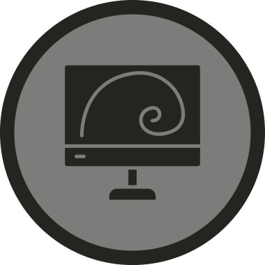 seo modern simgesinin vektör illüstrasyonu