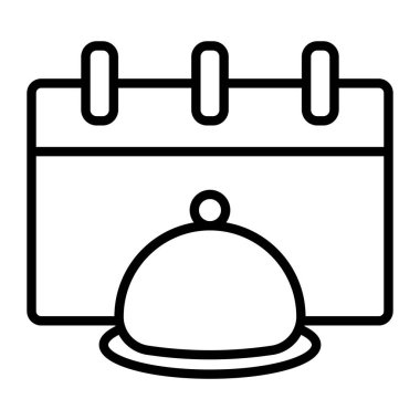 yiyecek ikonu vektör illüstrasyonu