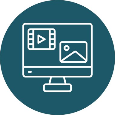 Web simgesi vektör illüstrasyonu