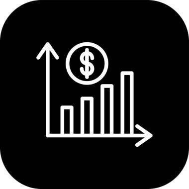 iş grafiği vektör simgesi