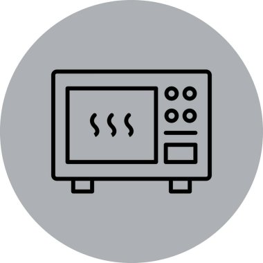 vektör lcd simgesi illüstrasyonu