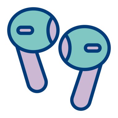 iki renk ikonu vektör illüstrasyonu