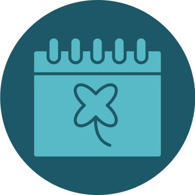 Takvimin vektör simgesi