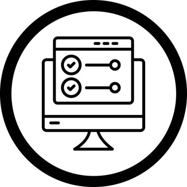 Seo simgesinin vektör illüstrasyonu