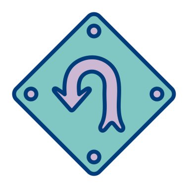 Ok. Web simgesi basit illüstrasyon