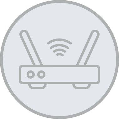 router simgesi soyut arkaplan grubunda izole edildi