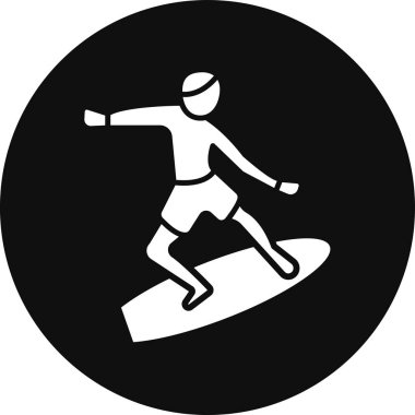 Kayağın vektör simgesi