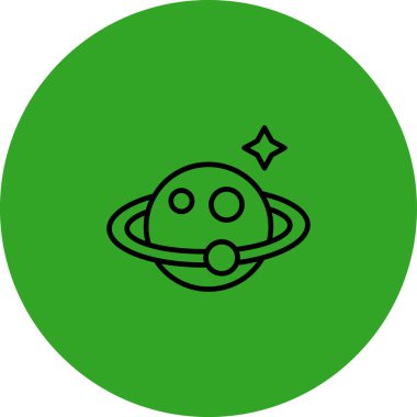 UFO simgesi vektör illüstrasyonu