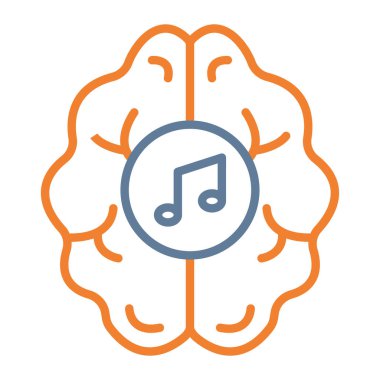 Müzik notalı insan beyni