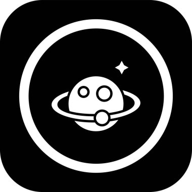 Gezegen simge vektör çizim