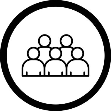 İnsan simgesi, vektör illüstrasyonu