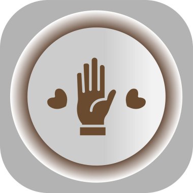 el simgesi, vektör illüstrasyonu