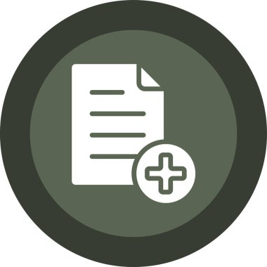 Belge simgesinin vektör illüstrasyonu