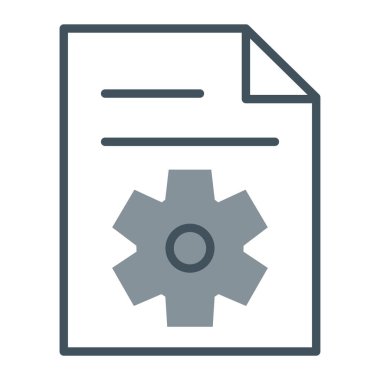 Modern dosya simgesinin vektör illüstrasyonu