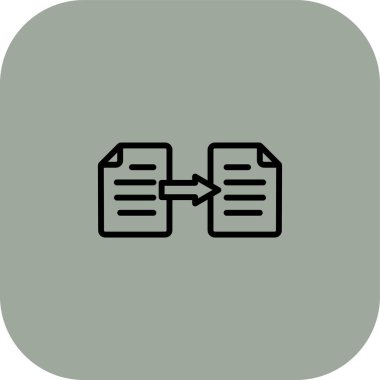 Vektör belgesi Simge illüstrasyonu