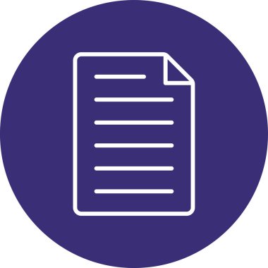 vektör dosya simgesi, basit illüstrasyon