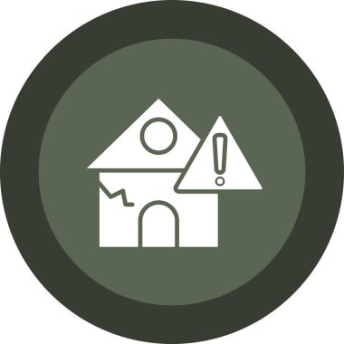 Ev. Web simgesi basit illüstrasyon