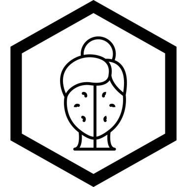 Bir arı simgesinin vektör illüstrasyonu