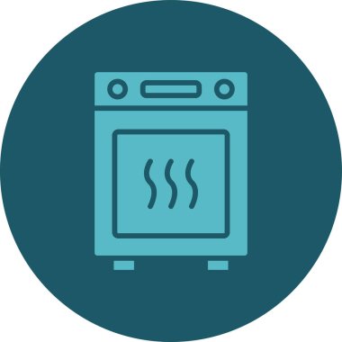 Fırın simge vektör çizim