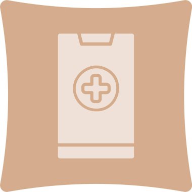 Çanta simgesinin vektör illüstrasyonu