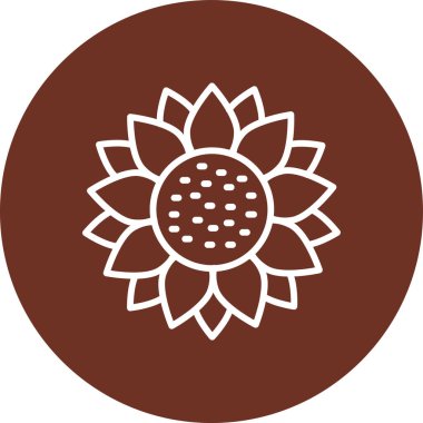 Bir çiçeğin vektör illüstrasyonu