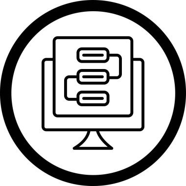 seo modern simgesinin vektör illüstrasyonu