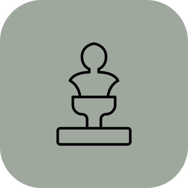 Satranç simgesi, vektör çizimi