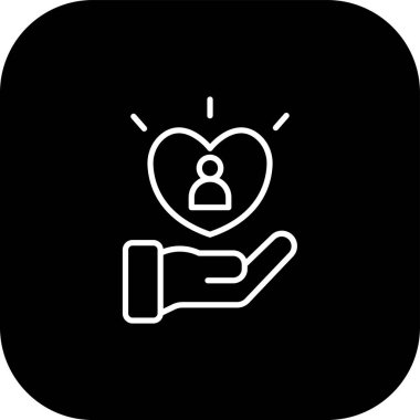 kalp simgesi, vektör illüstrasyonu