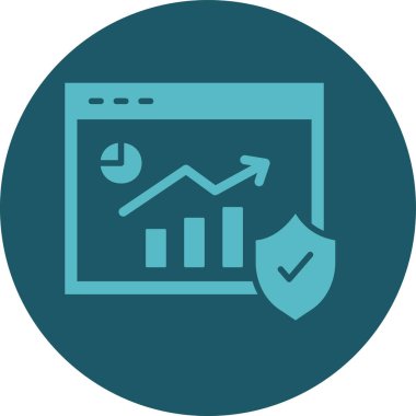 ticari veri vektörü simgesi modern illüstrasyon