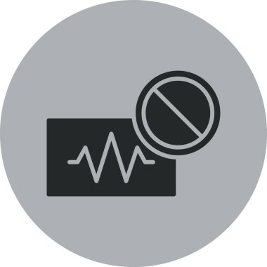 Modern b 'nin vektör illüstrasyonunda müziğin eksik simgesi