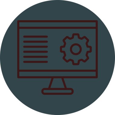 Projeniz için vektör illüstrasyonu, simge