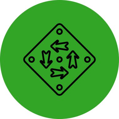 ok simgesi vektör illüstrasyonu