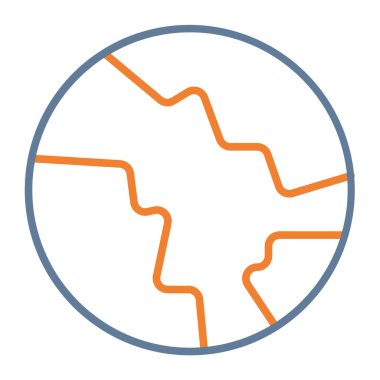 Basit grafik simgesi vektör illüstrasyonu