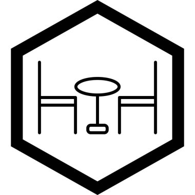 Modern bir simgenin vektör illüstrasyonu