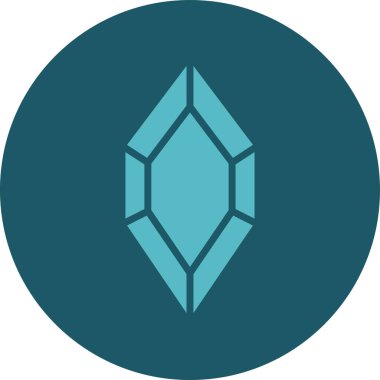 Elmas simgesi vektör illüstrasyonu