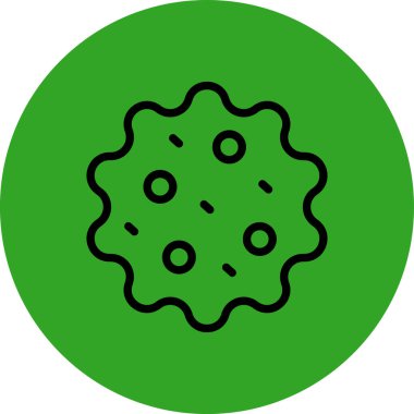 Virüs ikonu vektör illüstrasyonu