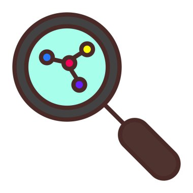 Büyüteç, vektör çizimi