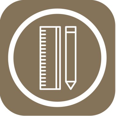 kalem simgesinin vektör illüstrasyonu