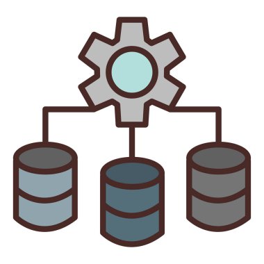 veri analiz simgesi vektör illüstrasyon tasarımı