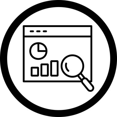 tarayıcı web simgesi basit tasarım vektörü çizimi