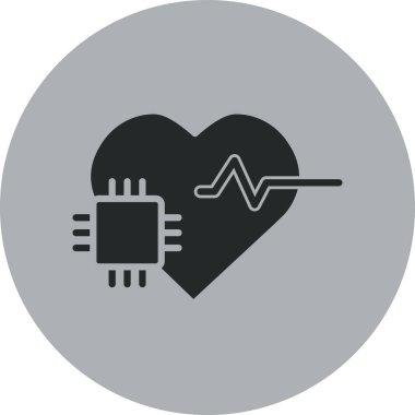 Vektör Kalp Simgesi illüstrasyonu