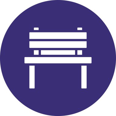 tablo sandalye simgesi vektör illüstrasyonu