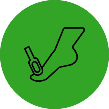 vektör sigara Simgesi illüstrasyonu