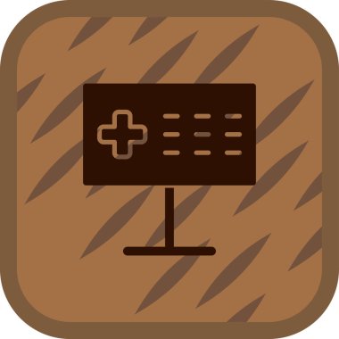 video simgesi, vektör illüstrasyonu