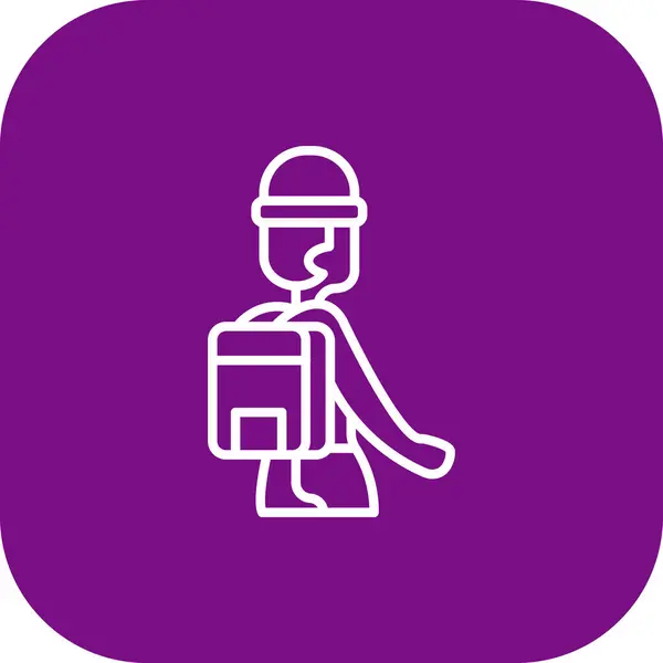 Yapı işçisi simgesi soyut arkaplanda izole edildi