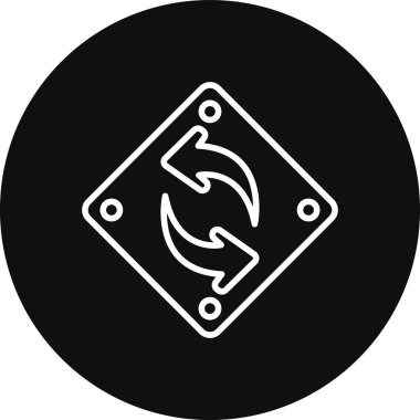 ok simgesinin vektör illüstrasyonu